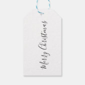 ホリー付きヴィンテージクリスマスベル ギフトタグ (裏面)