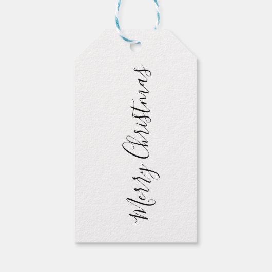 ホリー付きヴィンテージクリスマスベル ギフトタグ (裏面)