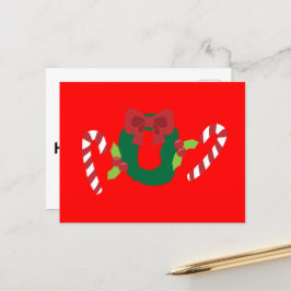 ホリー休暇をすてき取る シーズンポストカード