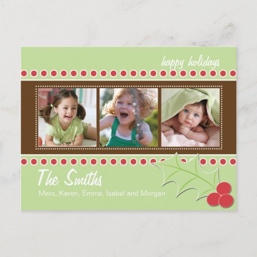 ホリー写真はがき シーズンポストカード (正面)