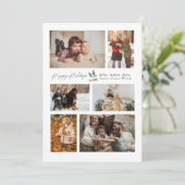ホリー写真コラージュミニマルハッピーフォトtouch シーズンカード (スタンド正面)