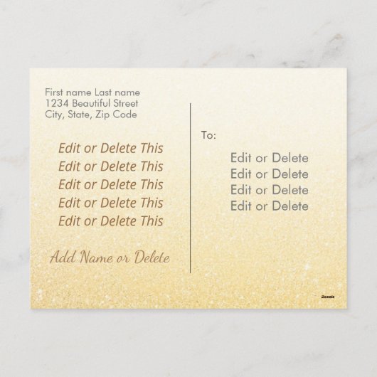 ホリー十字家族クリスマスフォト信仰宗教 シーズンポストカード (裏面)