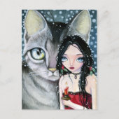 ホリー夜 – はがき (正面)