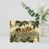 ホリー子犬 ポストカード (スタンド正面)