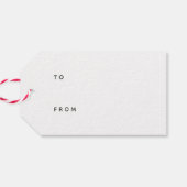 ホリー日 |ハッピーホリデーカスタムの開始日 ギフトタグ (裏面横)