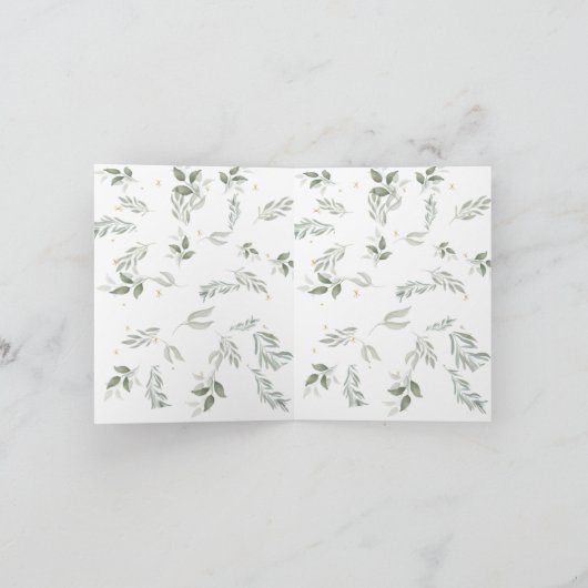 ホリー日 | メリークリスマスフォトホリデーカード シーズンカード (内部)