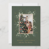 ホリー日 | メリークリスマスフォトホリデーカード シーズンカード (正面)