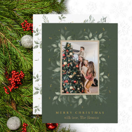 ホリー日 | メリークリスマスフォトホリデーカード シーズンカード