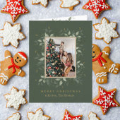 ホリー日 | メリークリスマスフォトホリデーカード シーズンカード