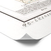 ホリー春国家森林地図（1991年） ポスター (角)