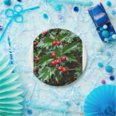 ホリー紙プレート ペーパープレート (パーティー)