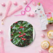 ホリー紙プレート ペーパープレート (パーティー)