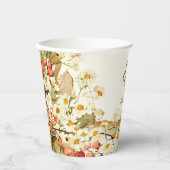 ホリー素朴ベリークリスマス 紙コップ (正面)