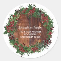 ホリー素朴リースウッド差出人住所