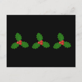 ホリー葉ホリディハガキ シーズンポストカード