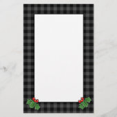 ホリー葉 |グレープレイド |クリスマス応援 便箋 (正面)