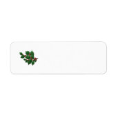 ホリー葉 ラベル (正面)