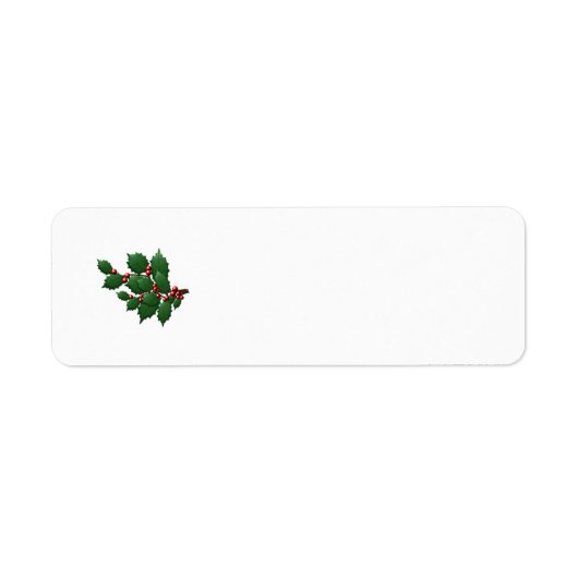 ホリー葉 ラベル (正面)