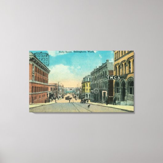 ホリー通りYMCABellingham, WA キャンバスプリント (正面)