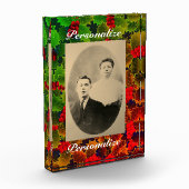 ホリー離れベリ白熱［赤熱］光を放つの赤 フォトブロック (左)