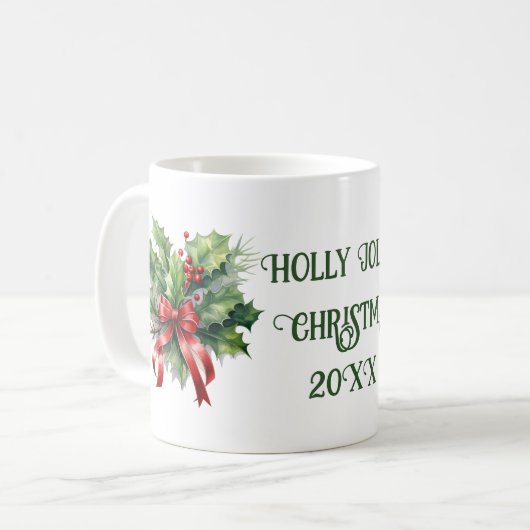 「ホリー・すてきクリスマス」 コーヒーマグカップ (正面左)