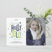 ホリー・すてきクリスマス・ファミリーの写真 シーズンカード (スタンド正面)