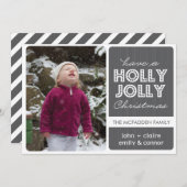 「ホリー」すてきホリデーカード シーズンカード (正面/裏面)