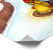 ホリー・アン・カードストックプリント「冬の暖かさ」 ポスター (角)