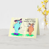 ホリー・カウー「電話して！」 カード (黄色い花)