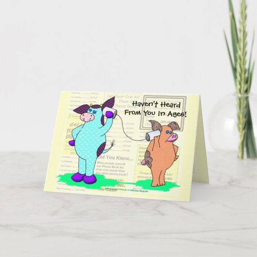 ホリー・カウー「電話して！」 カード (正面)