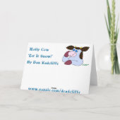 ホリー・カウ雪降ろせ! シーズンカード (裏面)