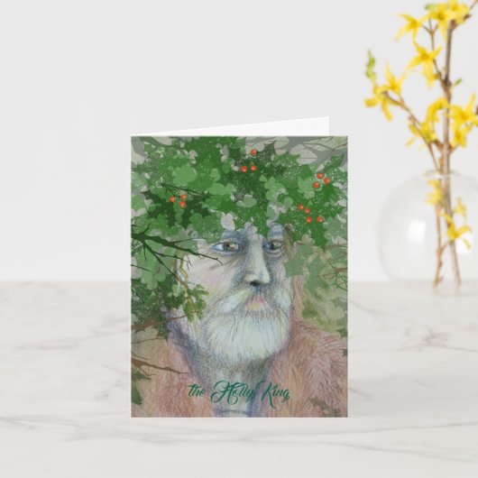 ホリー・キング カード (黄色い花)