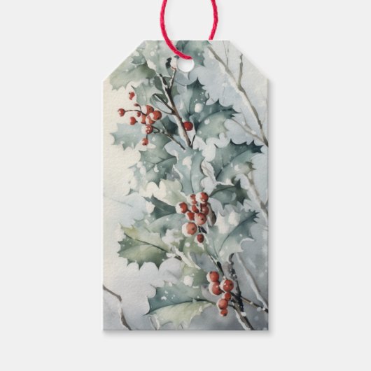ホリー ギフトタグ (正面)