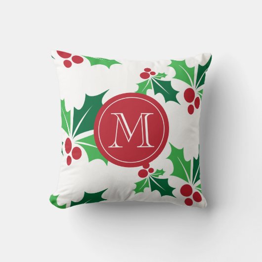 ホリー・クリスマス クッション (正面)