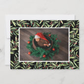 ホリー・クリスマス・フォト シーズンカード (正面)