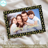 ホリー・クロス家族の写真クリスマス宗教聖書 シーズンカード