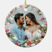 ホリー・グリーン |フォトクリスマスセラミックオーナメント セラミックオーナメント (裏面)