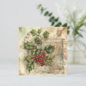 ホリー シャビー グリーティング カード (スタンド正面)