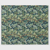 ホリー、スプルース、スノーグリーン ラッピングペーパー (フラット)