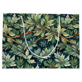 ホリー、スプルース、スノーグリーン ラージペーパーバッグ (裏面)