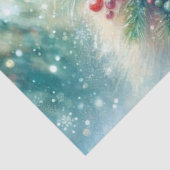 ホリー&パインデクページ付きクリスマスポーラーベア 薄葉紙 (詳細)