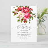 ホリー·フローラ誕生パーティー 招待状 (スタンド正面)