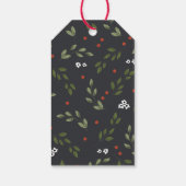 ホリー&ベリーフォトギフトラベル ギフトタグ (裏面)