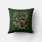 ホリー&ベリー装飾用クッション クッション (裏面)