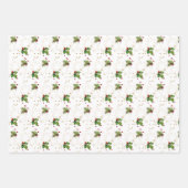 ホリー・ベル・アンド・スターズ・クリスマス ラッピングペーパーシート (正面3)