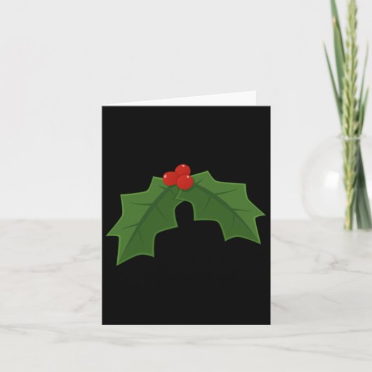 ホリー – ホリーとベリーのクリスマス カード (正面)