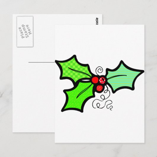 ホリー ポストカード (正面/裏面)