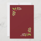 ホリー&ミスタントーとメリークリスマス シーズンカード (裏面)