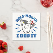 ホリー・モル私は歯科医RDH卒業した スタンダードカクテルナプキン (インサイチュ)