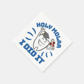 ホリー・モル私は歯科医RDH卒業した スタンダードカクテルナプキン (角)